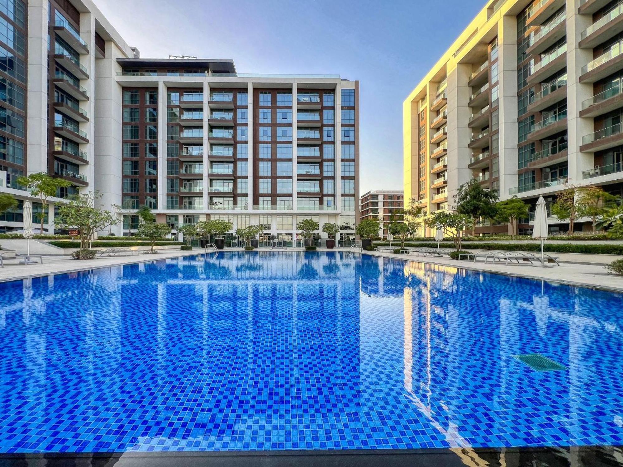 Sleek And Modern In Hills Apartment Dubai